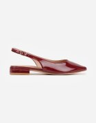 vices Sandale Bordeaux Slingback cu Branț din Piele Naturală Lisanilis