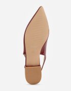 vices Sandale Bordeaux Slingback cu Branț din Piele Naturală Lisanilis