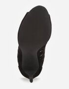 vices Sandale-botine Negre Decupate cu toc cui Natessae