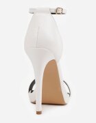 vices Sandale clasice cu toc stiletto Silirea Albe