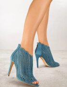vices Sandale Decupate Albastre pe toc stiletto Seladith