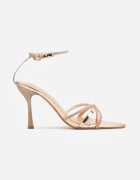 vices Sandale elegante cu toc stiletto Barena Culoarea șampaniei