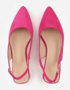 vices Sandale Fucsia pe Toc Ornamentat Tip Slingback cu Brant din piele Eraliora