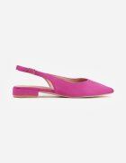 vices Sandale Fucsia Slingback cu Branț din Piele Naturală Annisae