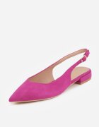 vices Sandale Fucsia Slingback cu Branț din Piele Naturală Annisae