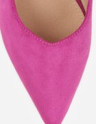 vices Sandale Fucsia Slingback cu Branț din Piele Naturală Annisae