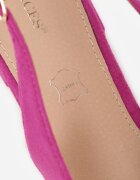 vices Sandale Fucsia Slingback cu Branț din Piele Naturală Annisae