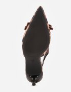 vices Sandale leopard cu toc cui Tip slingback cu fundă Dorozia