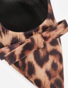 vices Sandale leopard cu toc cui Tip slingback cu fundă Dorozia