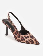 vices Sandale Leopard cu toc stiletto Slingback Tilazea