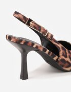 vices Sandale Leopard cu toc stiletto Slingback Tilazea