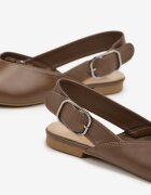 vices Sandale Maro Slingback cu Curea cu Cataramă Nirarine