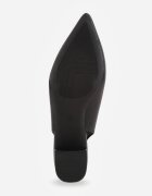 vices Sandale Negre cu Toc Bloc cu Perforație Decorativă Telarelle
