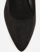 vices Sandale Negre cu Toc Decorativ Tip Slingback cu Branț de Piele Eraliora