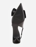 vices Sandale Negre cu Toc Subțire Slingback Decorate cu Fundă Nilendria
