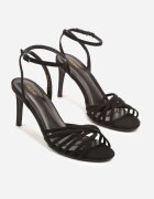 vices Sandale Negre cu toc tip stiletto Folineia