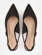 vices Sandale Negre Slingback cu Branț din Piele Naturală Annisae