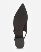 vices Sandale Negre Slingback cu Branț din Piele Naturală Annisae