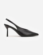 vices Sandale Negre Slingback cu toc Tilarina