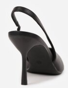 vices Sandale Negre Slingback cu toc Tilarina