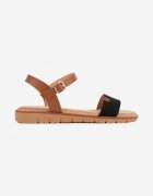 vices Sandale Negre stil Basic cu bareta cu cataramă Loretha