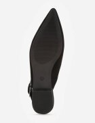 vices Sandale Negre Tip Slingback cu Branț din Piele Naturală Rallora