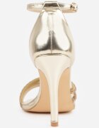 vices Sandale pe toc stiletto cu barete asimetrice cu strasuri Monotis Aurii