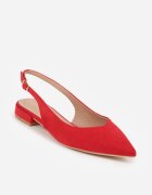 vices Sandale Roșii Slingback cu Branț din Piele Naturală Annisae