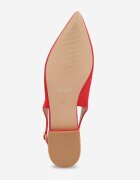 vices Sandale Roșii Slingback cu Branț din Piele Naturală Annisae