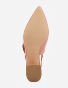 vices Sandale Roz cu toc bloc Slingback cu branț din piele Vevoline
