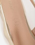 vices Sandale Slingback Aurii cu Branț din Piele Naturală Lisanilis