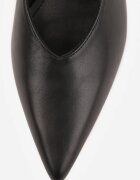 vices Sandale stil Czółenka Negre cu Toc Subțire Slingback Kolliva
