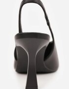 vices Sandale stil Czółenka Negre cu Toc Subțire Slingback Kolliva