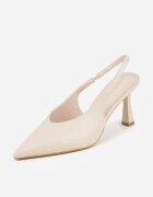 vices Sandale tip pantof Bej cu toc cui Slingback Kolliva