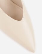 vices Sandale tip pantof Bej cu toc cui Slingback Kolliva