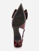vices Sandale Visinii cu toc subțire Slingback decorate cu fundă Nilendria