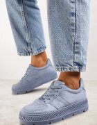 vices Sneakers albastre cu Perforație pe Talpă Sculptată Riparian Rights