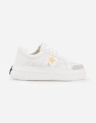 vices Sneakers Albi-Aurii pe Platformă cu Steluță Fenarra