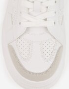 vices Sneakers Albi-Aurii pe Platformă cu Steluță Fenarra