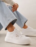 vices Sneakers Albi Basic cu Platformă cu Decorațiune Triunghiulară Mellinata