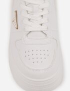 vices Sneakers Albi Basic cu Platformă cu Decorațiune Triunghiulară Mellinata