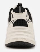 vices Sneakers Bej-Negru pe platformă Decorați cu ștanțare Natiselle