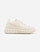 vices Sneakers Bej pe platformă stil Chunky cu perforații Hypsyllis
