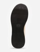 vices Sneakers Bej pe Talpă Plată cu Inscriție și Blană Taricea