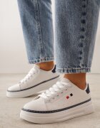 vices Sneakers Cezita Alb cu bleumarin