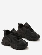 vices Sneakers Negri Clasici Cu șireturi Pe platformă joasă Lenivia