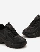 vices Sneakers Negri Clasici Cu șireturi Pe platformă joasă Lenivia