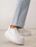 vices Sneakers pe platformă chunky Tassi Albi