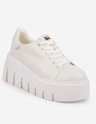 vices Sneakers pe platformă chunky Tassi Albi