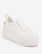 vices Sneakers pe platformă cu aplicație metalizată și inscripție Beli Albi